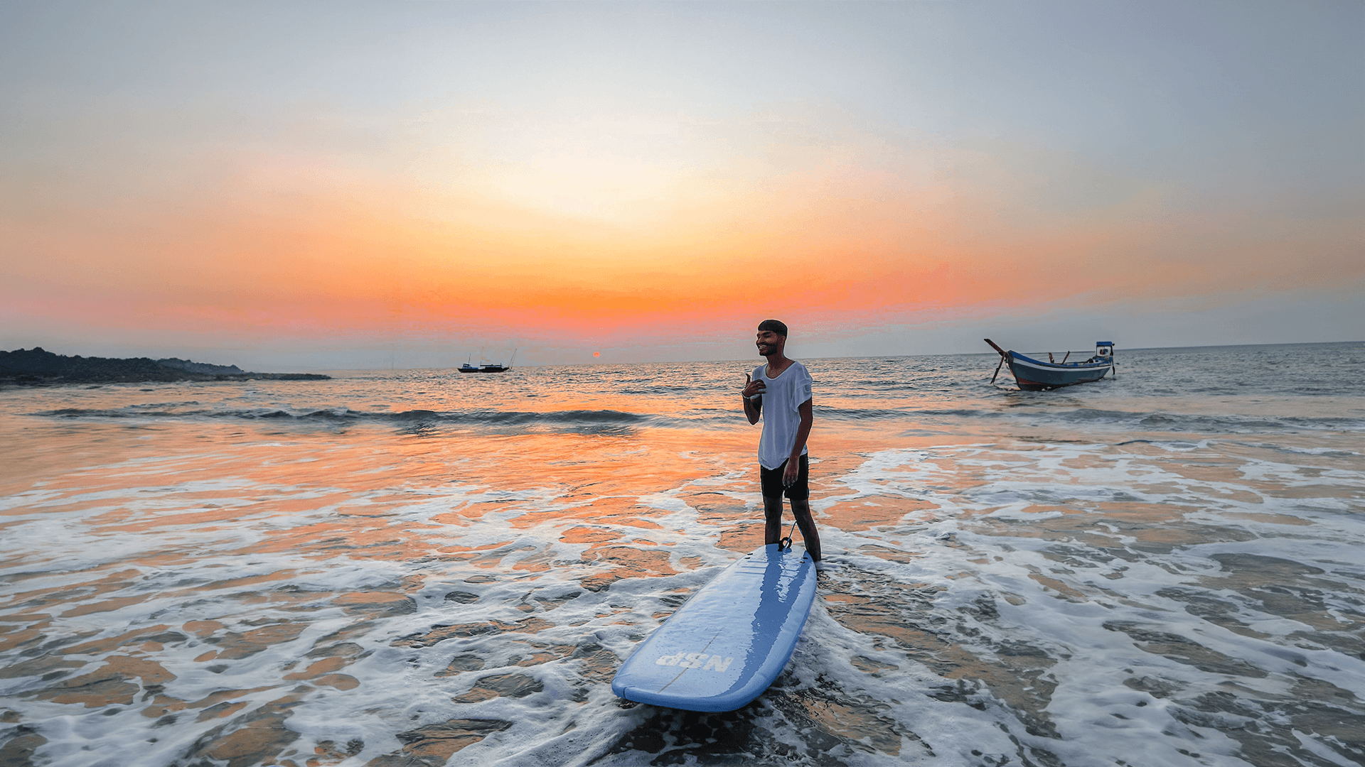 Learn Surfing in Mulki or Varkala